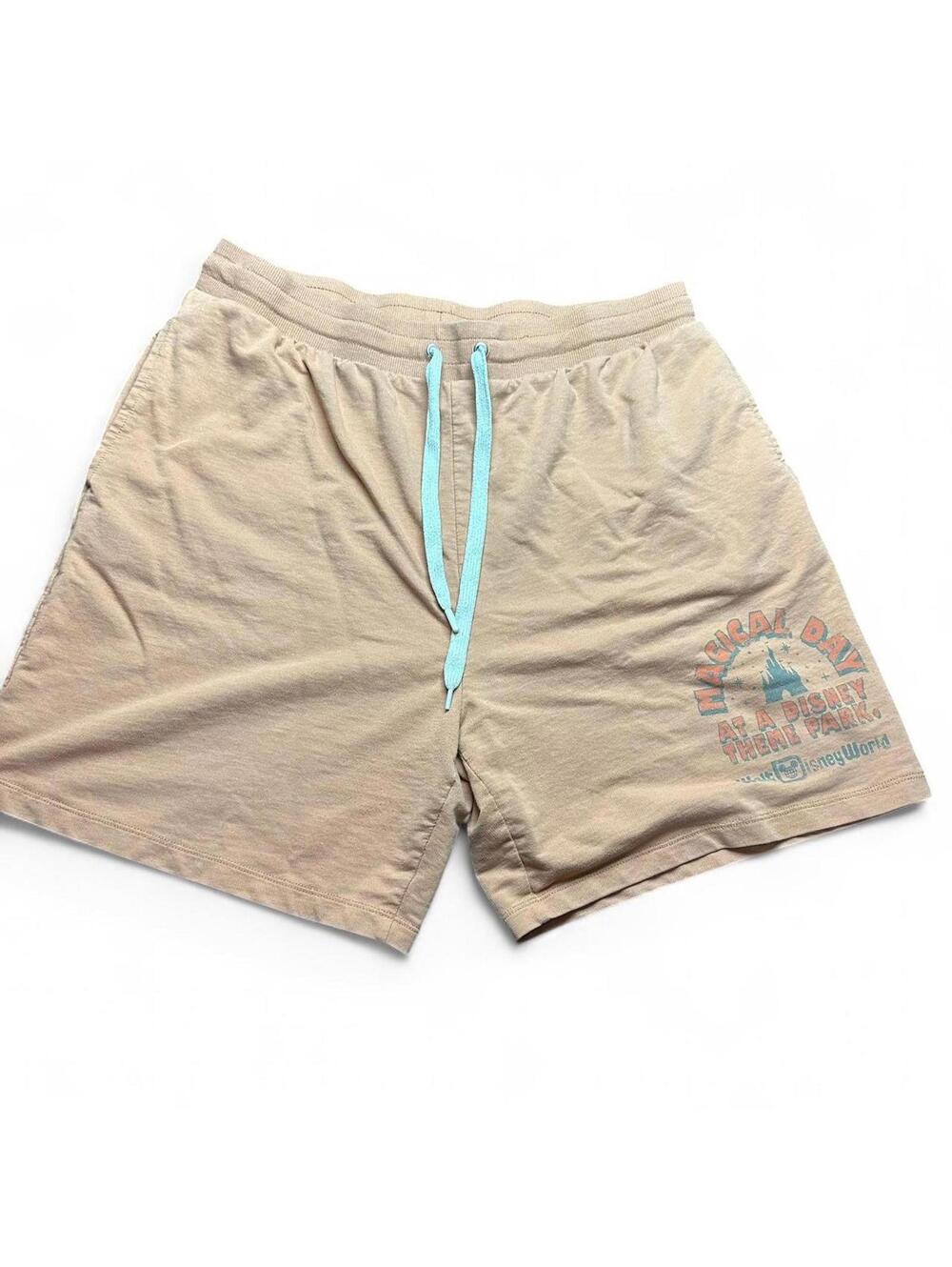 Disney World Tan Sweat Shorts - Size L